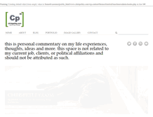 Tablet Screenshot of chrispetley.com